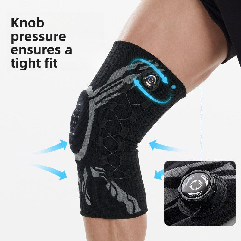 Adjustable Knob Compression Knee Brace for Sports Support